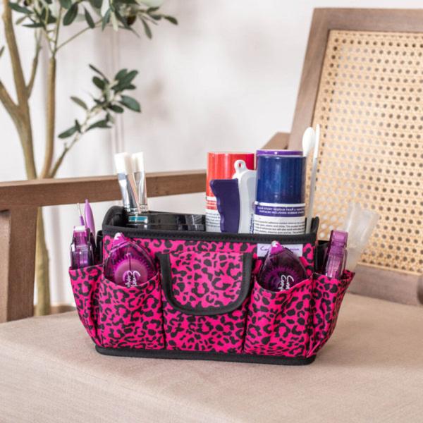 Crafters Companion "Raspberry Cheetah Tote Desktop"