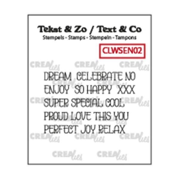 Crealies - Stempelset "Strips Dream" Clear stamps