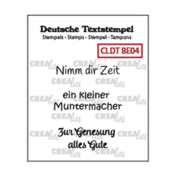 Crealies - Stempelset "Gute Besserung 04" Clear stamps