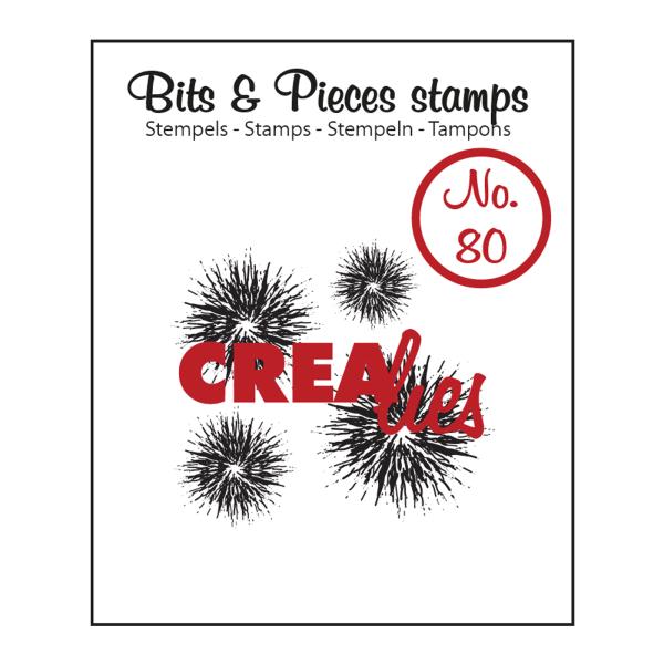 Crealies - Stempelset "Grunge Kreise" Clear stamps