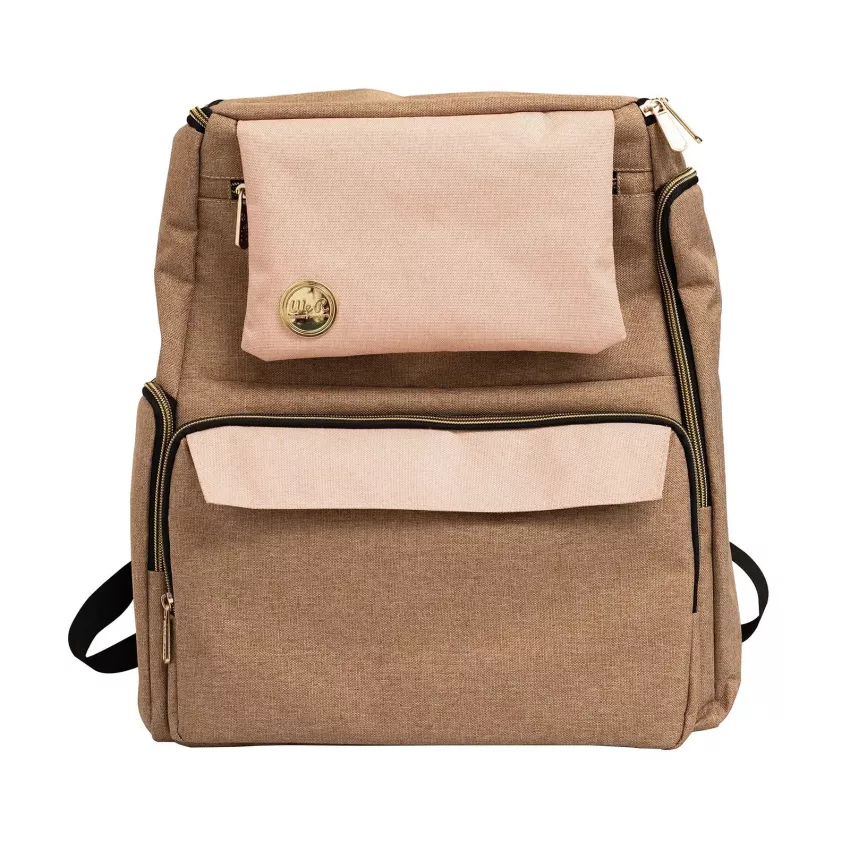 We R Memory Keepers - Rucksack Taupe und Pink