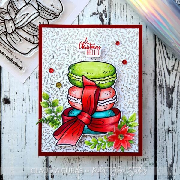 Picket Fence Studios - Stempelset "Macarons are Meant to Help" Clear stamps