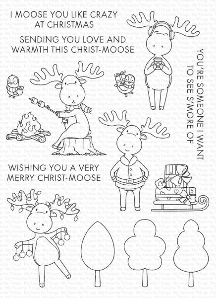 My Favorite Things - Stempelset "Merry Moose" Clear Stamps