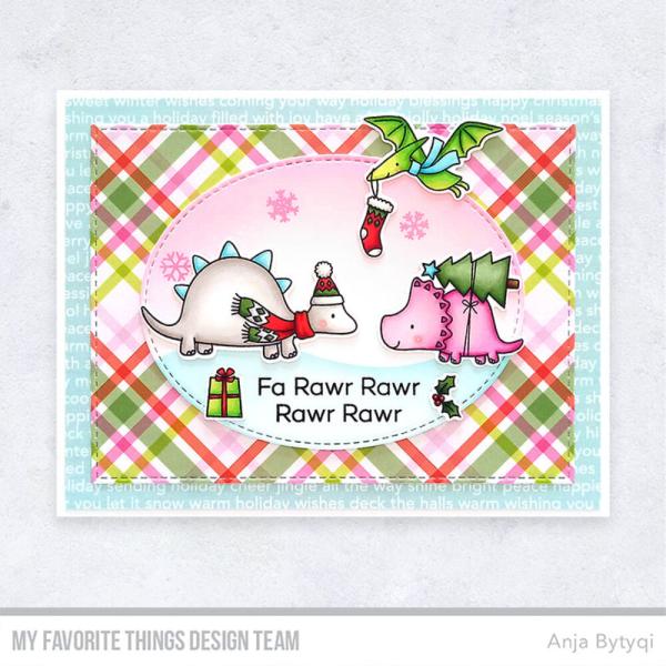 My Favorite Things - Designpapier "Colorful Christmas Text" Paper Pad 6x6 Inch - 24 Bogen