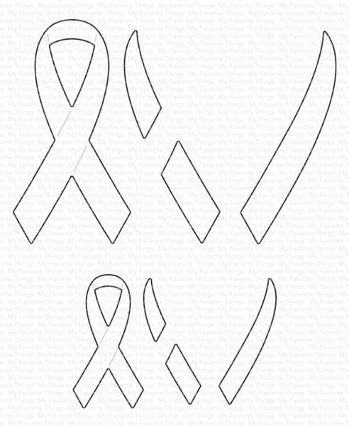 My Favorite Things - Stanzschablone "Awareness Ribbon" Die-namics