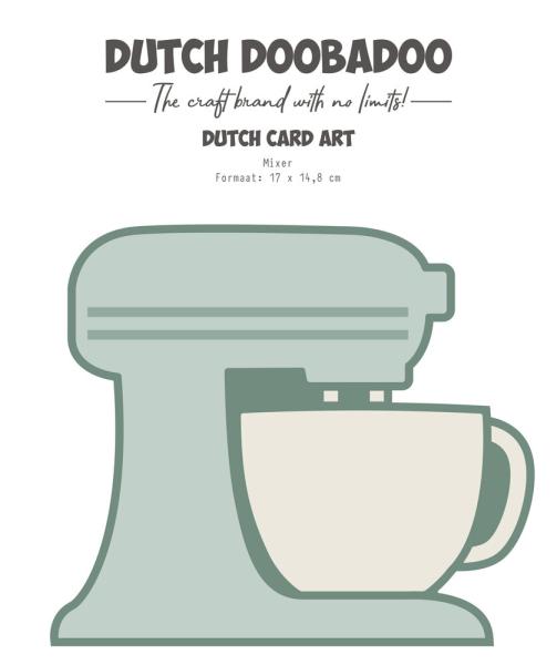 Dutch Doobadoo - Schablone A5 "Mixer" Stencil - Dutch Card Art