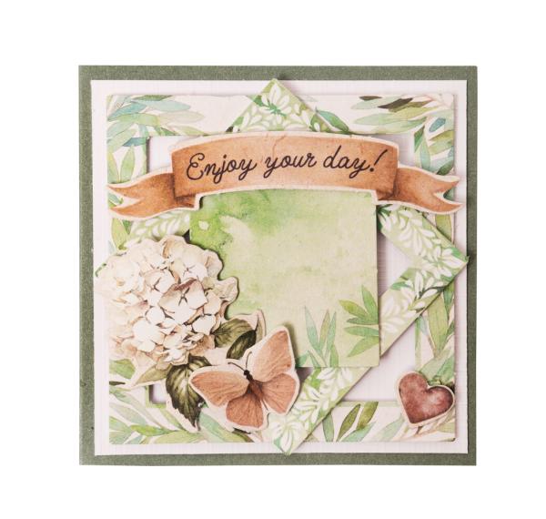 Studio Light - Stanzteile "Hydrangea Frames" DIY Block A6