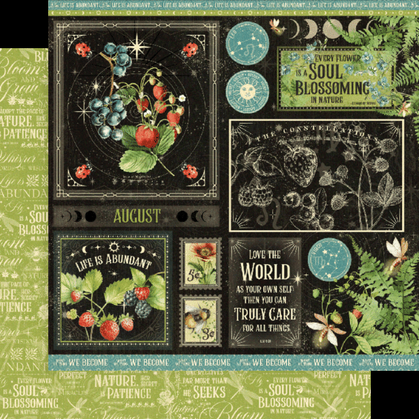 Graphic 45 - Designpapier "Life is Abundant" Collection Pack 12x12 Inch - 24 Bogen