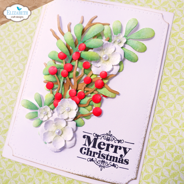 Elizabeth Craft Designs - Stanzschalone "Floral Greenery 1" Dies