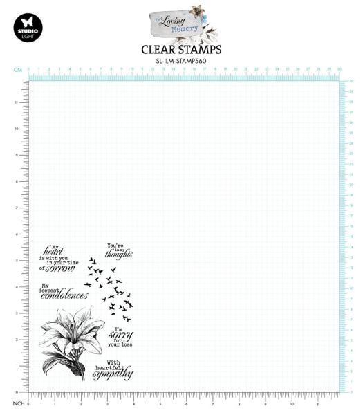 Studio Light - Stempelset "Sympathy Messages" Clear Stamps