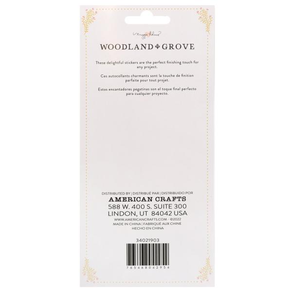 American Crafts - Aufkleber "Woodland Grove" Sticker