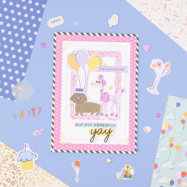 American Crafts - Designpapier "Life of the Party" Paper Pack 12x12 Inch - 24 Bogen