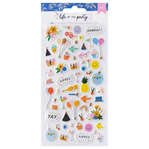 American Crafts - Aufkleber "Icons" Puffy Sticker