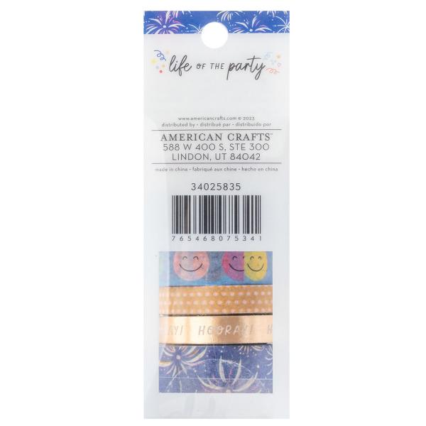 American Crafts - Decorative Tape "Life of the Party" Washi Tape