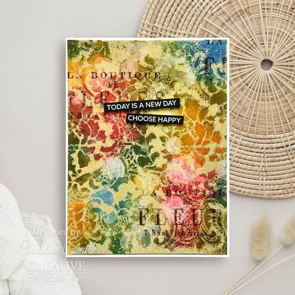 Creative Expressions - Stempelset "La Mode" Clear Stamps 6x8 Inch Design by Taylor Made Journals