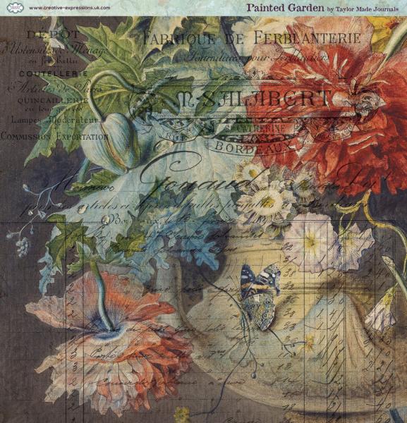 Creative Expressions - Designpapier "Painted Garden" Paper Pack 8x8 Inch - 24 Bogen  