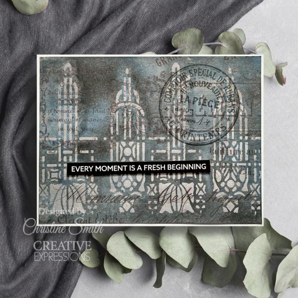 Creative Expressions - Schablone "Art Deco" Stencil Slimline