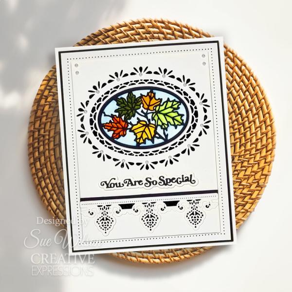 Creative Expressions - Stanzschablone "Border Lace Filigree" Craft Dies Design by Sue Wilson