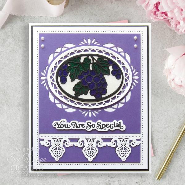 Creative Expressions - Stanzschablone "Border Lace Filigree" Craft Dies Design by Sue Wilson