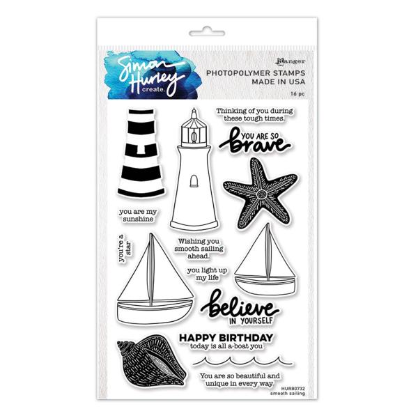 Ranger - Stempelset by Simon Hurley "Smooth Sailing" Clear Stamps