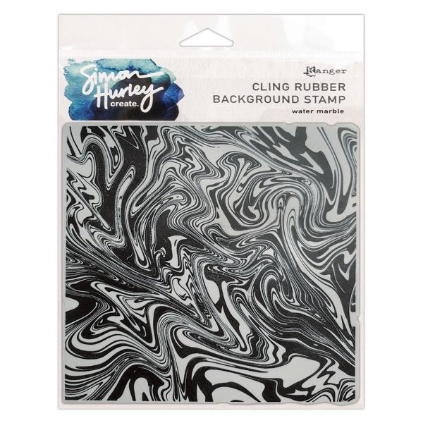 Ranger - Gummistempel by Simon Hurley Create "Water marble" Rubber Stamp