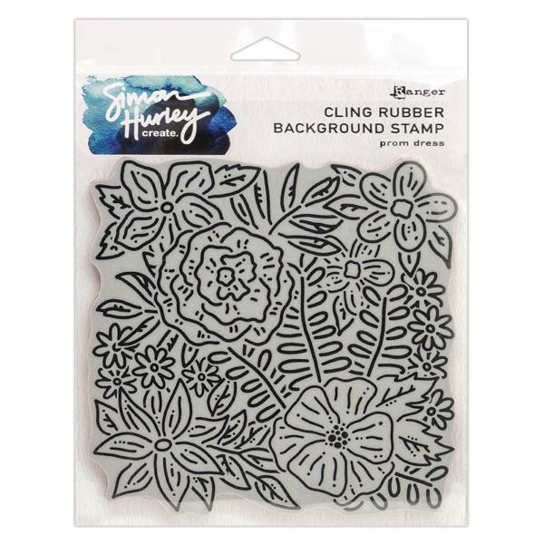 Ranger - Gummistempel by Simon Hurley Create "Prom dress" Rubber Stamp