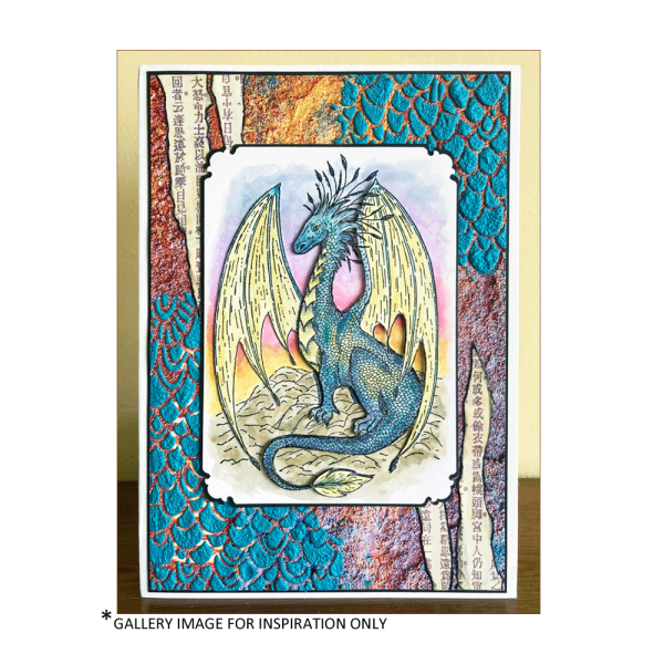 Crafty Individuals - Gummistempel "Gentle Dragon" Unmounted Rubber Stamps 