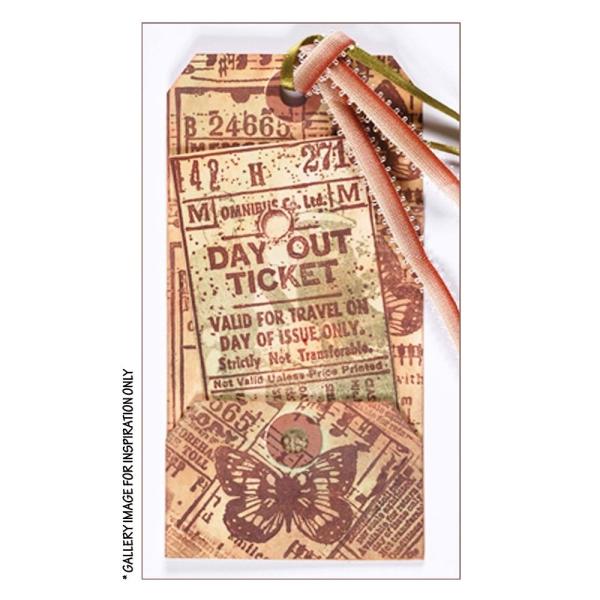 Crafty Individuals - Gummistempel "Day Out Ticket" Unmounted Rubber Stamps 