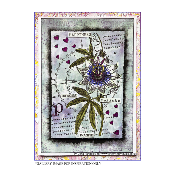 Crafty Individuals - Gummistempel "P is for Passion" Unmounted Rubber Stamps 