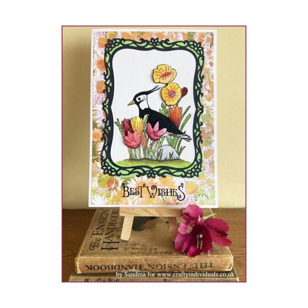 Crafty Individuals - Gummistempel "B is for Bird" Unmounted Rubber Stamps 