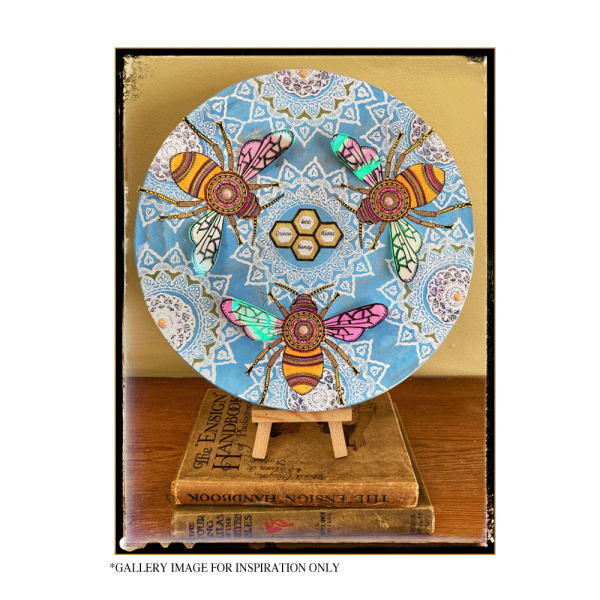 Crafty Individuals - Gummistempel "Honeybee" Unmounted Rubber Stamps 