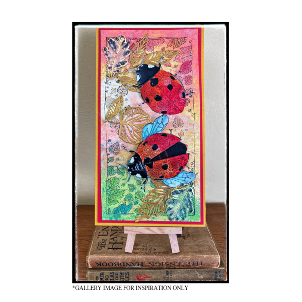 Crafty Individuals - Gummistempel "Ladybird" Unmounted Rubber Stamps 