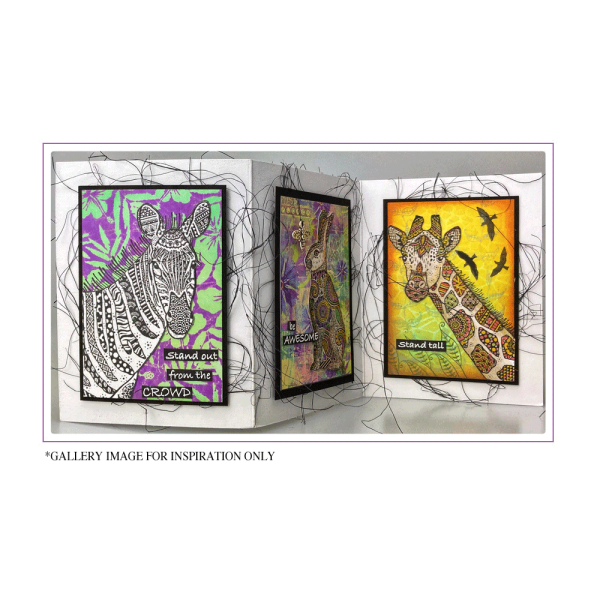 Crafty Individuals - Gummistempel "Stand Out and Stand Tall" Unmounted Rubber Stamps 