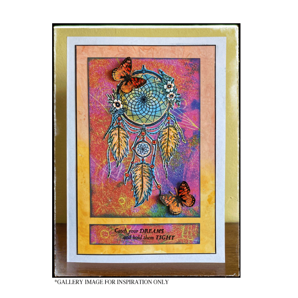 Crafty Individuals - Gummistempel "Dreamcatcher" Unmounted Rubber Stamps 