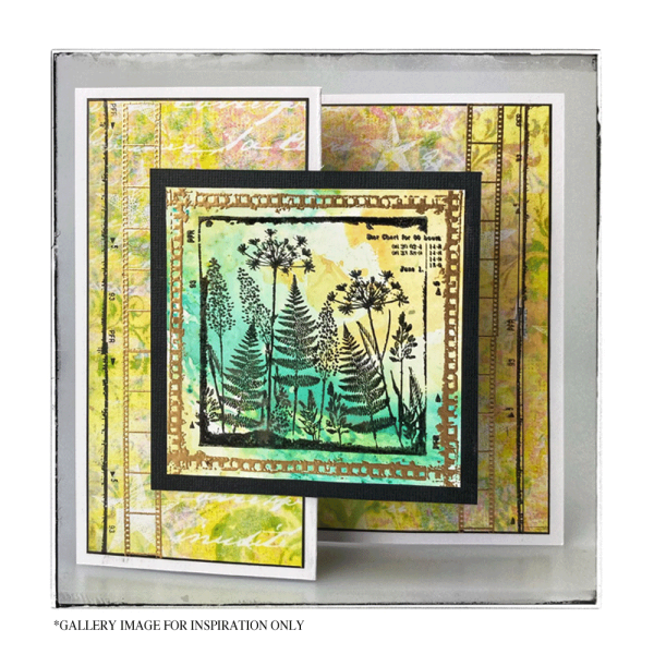 Crafty Individuals - Gummistempelset "Film Strip Borders" Unmounted Rubber Stamps 