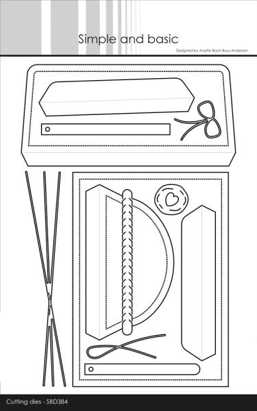 Simple and Basic - Stanzschablone A6 "Envelope with Zipper" Dies