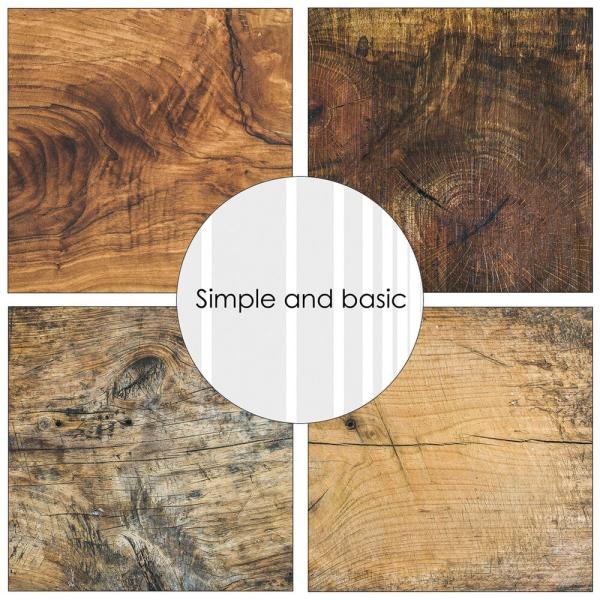 Simple and Basic - Designpapier "Wood, wood, wood" Paper Pack 12x12 Inch - 8 Bogen 