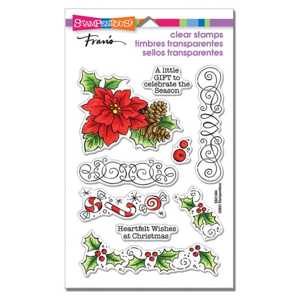 Stampendous - Stempelset "Christmas Frame" Clear Stamps