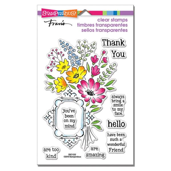 Stampendous - Stempelset "Floral Frame" Clear Stamps