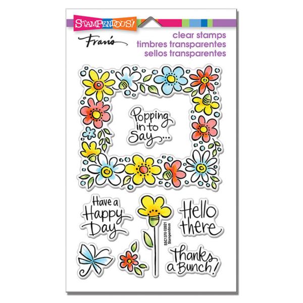 Stampendous - Stempelset "Flower Frame" Clear Stamps