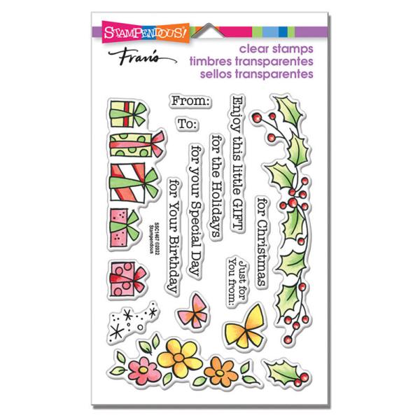 Stampendous - Stempelset "Gift Border" Clear Stamps