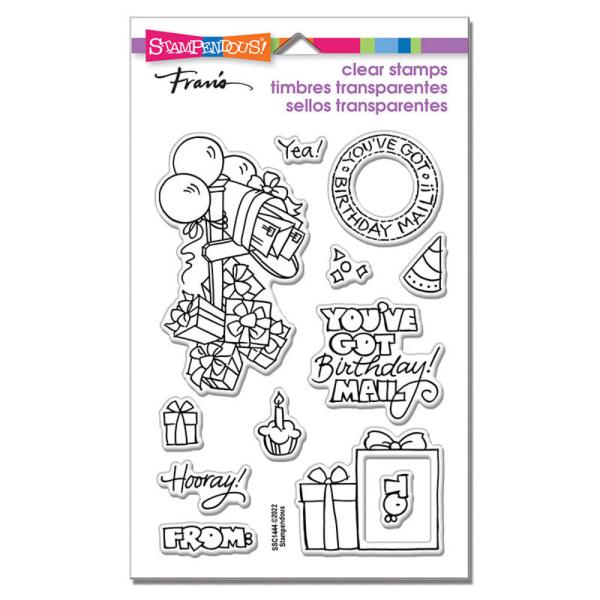 Stampendous - Stempelset "Mailbox Bday" Clear Stamps