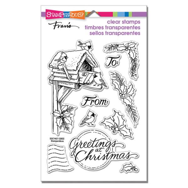 Stampendous - Stempelset "Mailbox Birdies" Clear Stamps