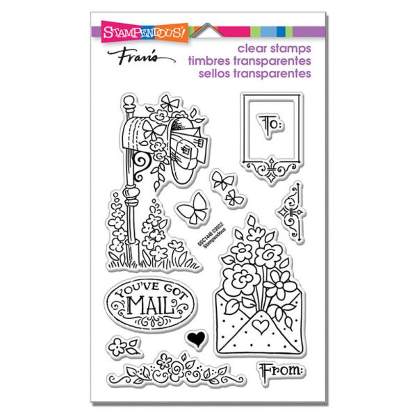 Stampendous - Stempelset "Mailbox Spring" Clear Stamps