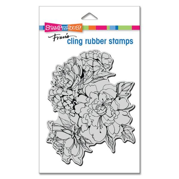 Stampendous - Gummistempel "Sketchy Blooms" Cling Stamps