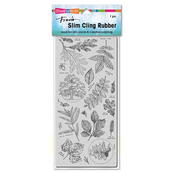 Stampendous - Gummistempel "Leafy Trees" Slim Cling Stamps