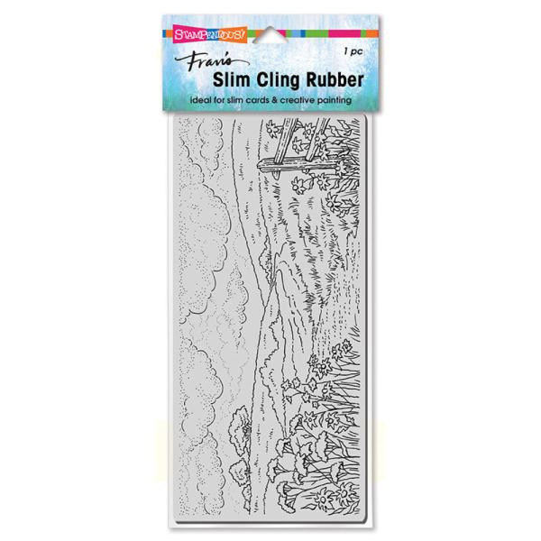 Stampendous - Gummistempel "Meadow" Slim Cling Stamps