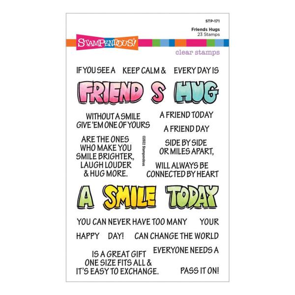 Stampendous - Stempelset "Friends Hugs FransFormer" Clear Stamps