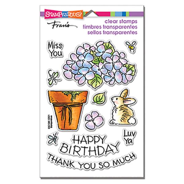 Stampendous - Stempelset "Pop Hydrangea" Clear Stamps