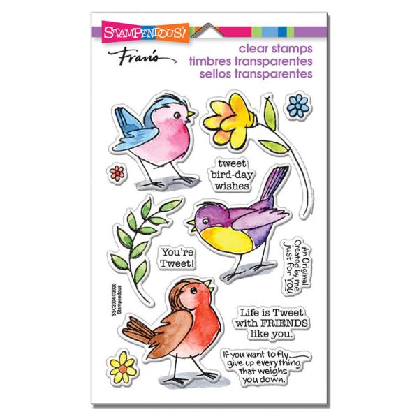 Stampendous - Stempelset "Sketchy Birds" Clear Stamps